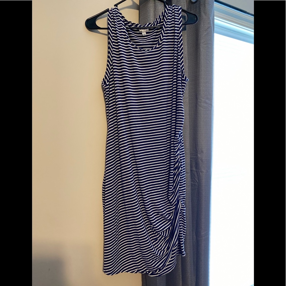 Blue & White Striped dress